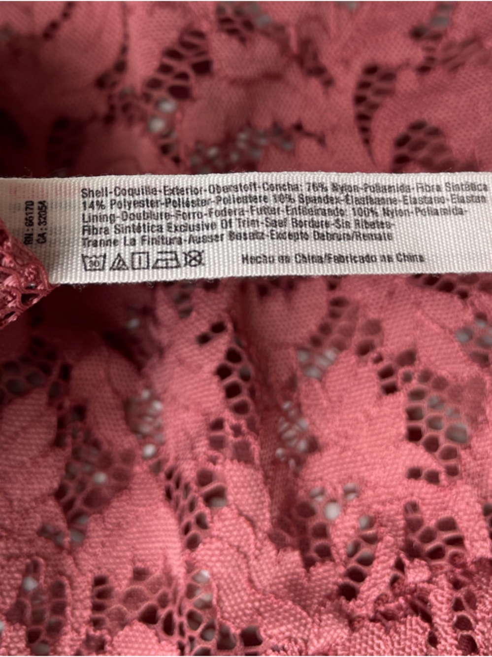 Free People Floral Lace Bralette - Rose Women’s Medium - Picture 3 of 13